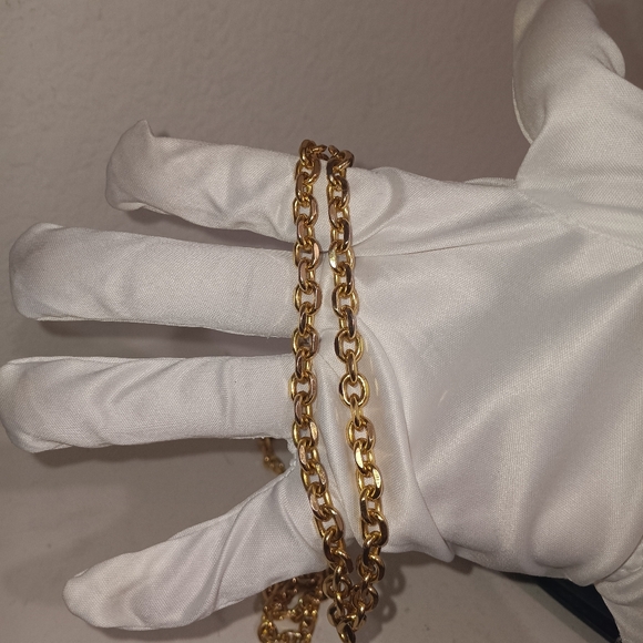 Thacker Black Nora Phone Crossbody Purse Gold Chain - Picture 5 of 12